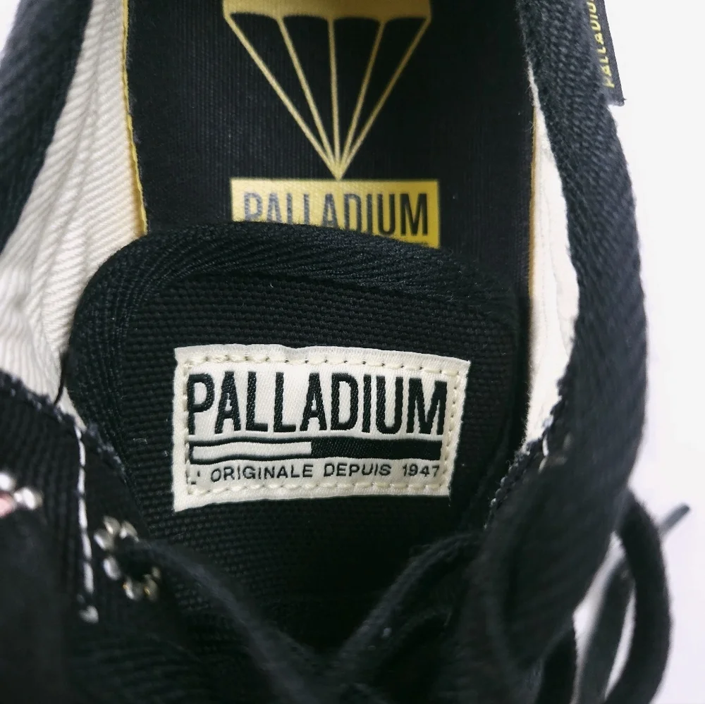 Palladium Womens Black Pampa Oxford Originale Paradrop Insole US 5.5